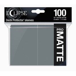 Ultra Pro - Pro Matte Eclipse: Deck Protector 100 Count Pack - Smoke Grey